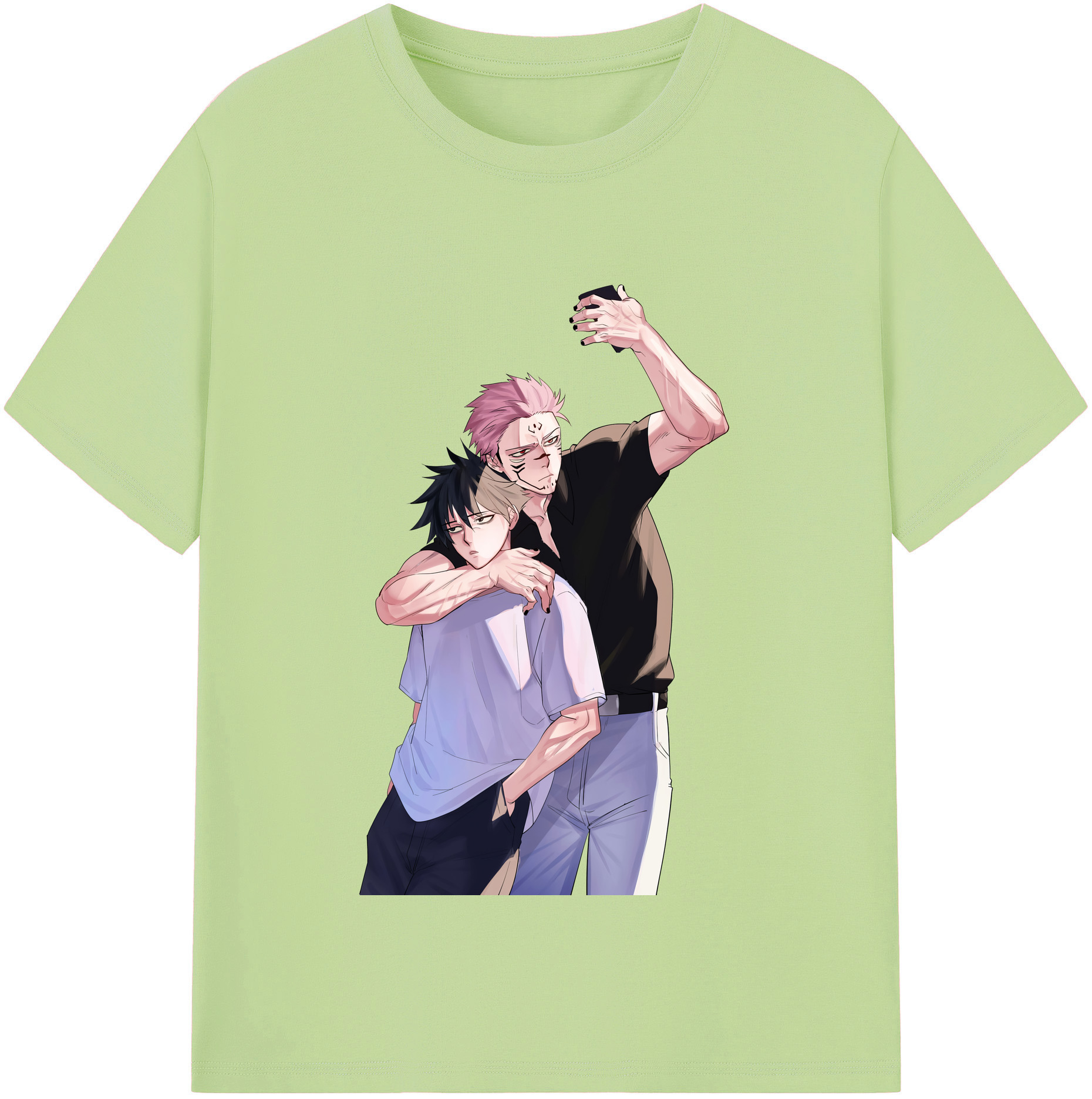 （画像用） 呪術廻戦 Jujutsu Kaisen 綿100％半袖Tシャツ（フロントプリント）
